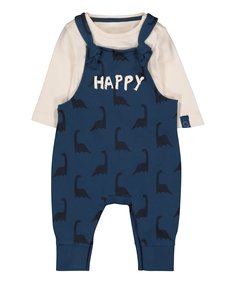 Комбинезон "Счастливый динозаврик" и боди Mothercare
