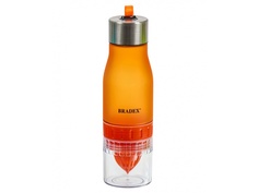 Бутылка Bradex 600ml Orange SF 0519 с соковыжималкой