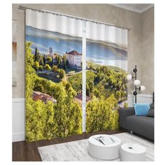 Фотошторы Сирень Деревня Эгюин