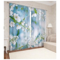 Фотошторы Сирень Яблоневый сад