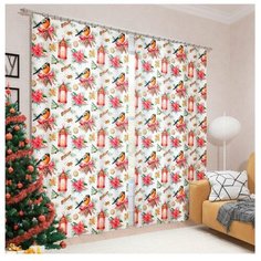 Фотошторы Сирень Зимний день