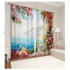 Фотошторы Сирень Пейзаж