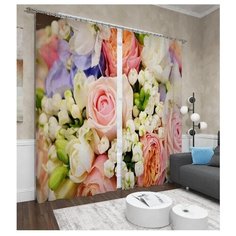 Фотошторы Сирень Сочный букет