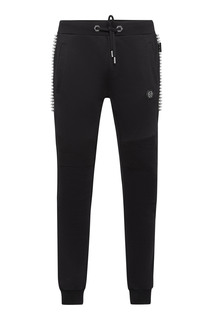 Черный брюки с заклепками Philipp Plein