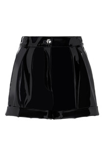 Черные шорты с отворотами Philipp Plein