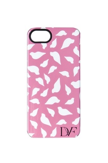 Чехол для iPhone 5 Lip Silhouette Pink Diane von Furstenberg