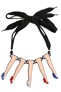 Колье из пластика Legs Yazbukey