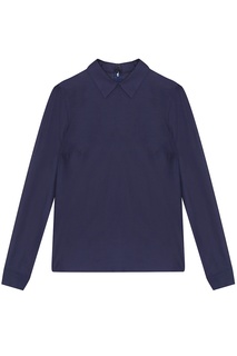 Хлопковый топ Jil Sander Navy