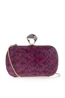 Клатч-минодьер из кожи змеи Powerstone Diane von Furstenberg