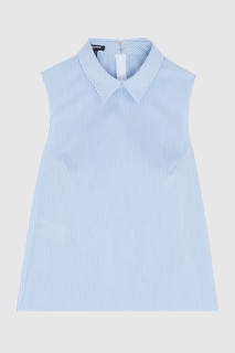 Хлопковый топ Jil Sander Navy