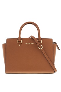 Кожаная сумка Selma Michael Michael Kors