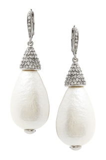 Серьги с кристаллами Oscar de la Renta