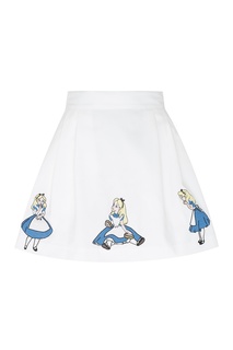 Хлопковая юбка с вышивкой Olympia Le Tan