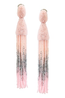 Серьги с кристаллами Oscar de la Renta