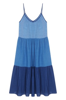 Платье из хлопка и льна Sunset MiH Jeans
