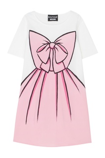 Хлопковое платье Boutique Moschino