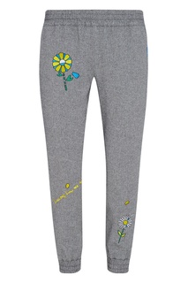 Брюки из хлопка и шерсти Herringbone Love Me Mira Mikati