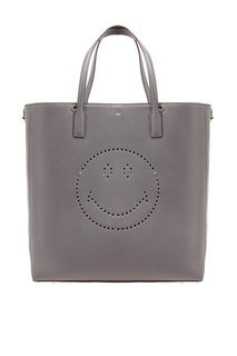 Кожаная сумка Ebury Tote Smiley Anya Hindmarch