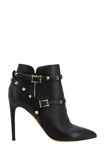 Кожаные ботильоны Rockstud Valentino Garavani