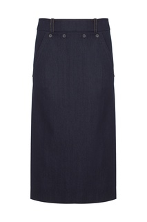 Юбка из денима Jil Sander Navy