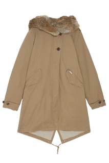 Парка с мехом кролика Woolrich