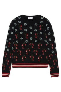 Джемпер с вышивкой RED Valentino