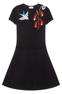 Платье с вышивкой RED Valentino