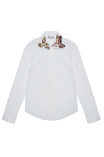 Хлопковая блузка RED Valentino
