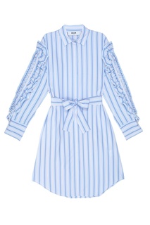 Хлопковое платье-рубашка Msgm