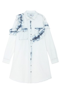 Платье из денима Msgm