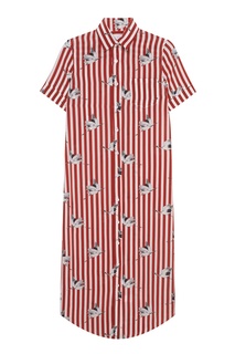 Шелковое платье-рубашка Spassosa Stella Jean