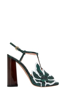 Кожаные босоножки Rochas