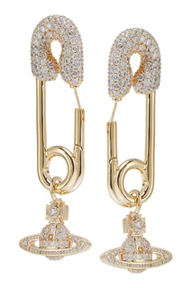 Серьги с кристаллами Vivienne Westwood