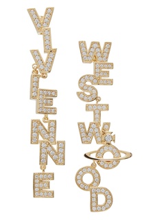Серьги с кристаллами Vivienne Westwood