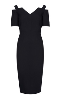 Однотонное платье Awalton Roland Mouret