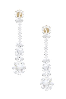 Серьги с кристаллами Simone Rocha