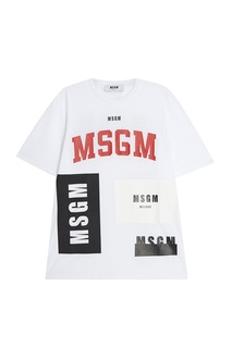 Хлопковая футболка Msgm