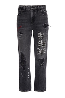 Джинсы с потертым эффектом Alexanderwang.T
