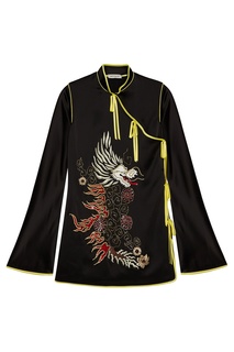 Платье с вышивкой дракона Attico