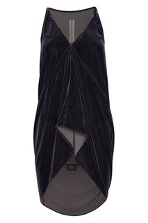 Асимметричный топ из бархата Rick Owens