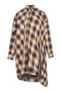 Платье-рубашка в клетку Mm6 Maison Margiela