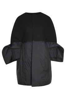 Пальто в комбинированном стиле Rick Owens