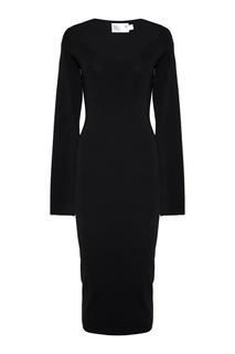 Черное платье-футляр Solace
