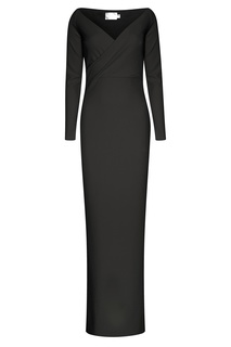 Черное платье-макси Solace