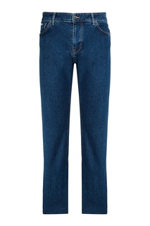 Облегающие синие джинсы Hugo Boss