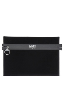 Черная бархатная сумка Mm6 Maison Margiela