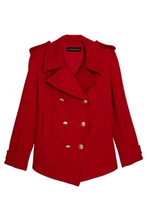 Красное пальто из шерсти Alexandre Vauthier