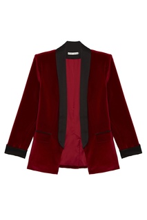 Бархатный жакет-смокинг Alice + Olivia