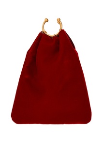 Бархатная сумка-торба RED Valentino