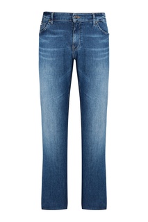 Короткие потертые джинсы Hugo Boss
